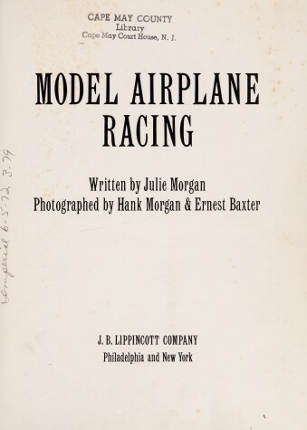 Cover of Model Airplane Racing