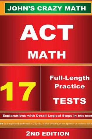Cover of ACT Math 17 Tests 2nd Edition