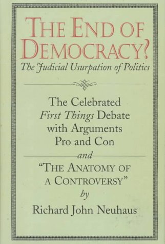 Book cover for The End of Democracy?