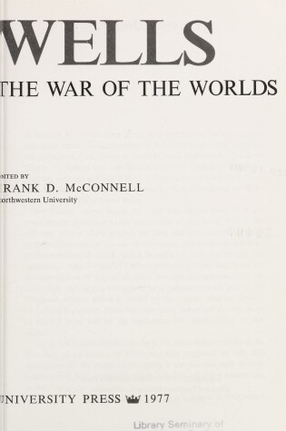 Cover of Time Machine the War of the Worlds