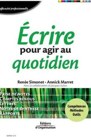 Cover of Ecrire pour agir au quotidien