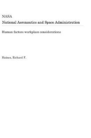 Cover of Human Factors Workplace Considerations