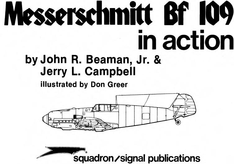 Cover of The Messerschmitt Bf 109