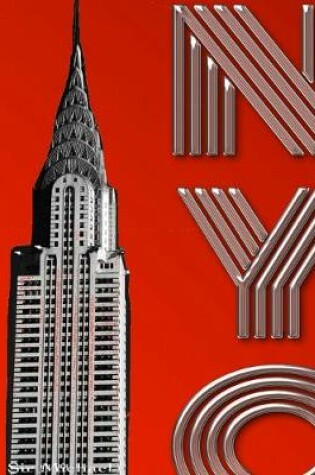 Cover of Iconic New York City Chrysler Building $ir Michael designer creative drawing journal