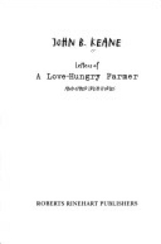 Cover of Letters from a Love Hungry Farmer and Other Irish Stories