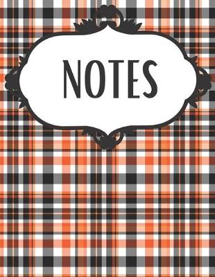 Book cover for Chic Halloween Plaid Notebook