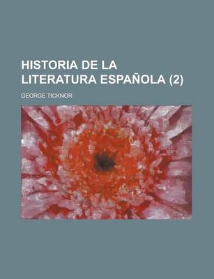 Book cover for Historia de La Literatura Espanola (2)