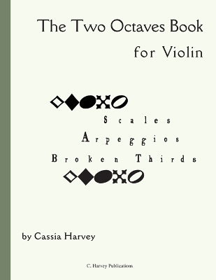 Book cover for The Two Octaves Book for Violin