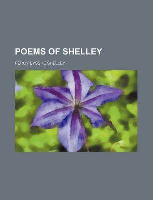 Book cover for Poems of Shelley