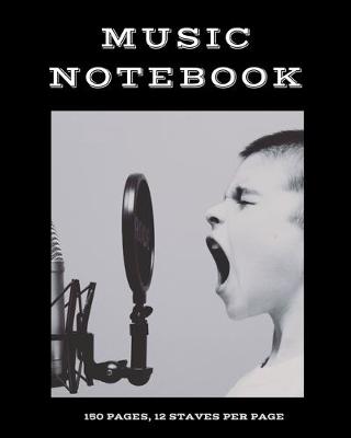 Book cover for Music Notes Journal/Notebook