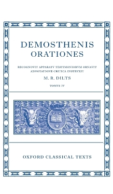 Cover of Demosthenis Orationes IV