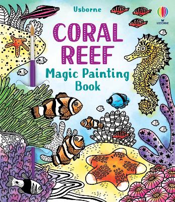 Book cover for Coral Reef Magic Painting Book