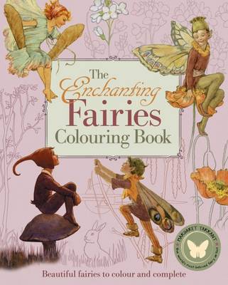 Book cover for Enchanting Fairies Colouring Book, the