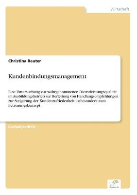 Book cover for Kundenbindungsmanagement