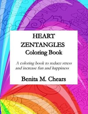 Book cover for Heart Zentangles Coloring Book