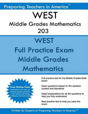 Book cover for WEST Middle Grades Mathematics 203