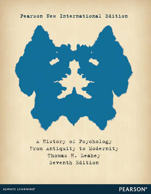 Book cover for A History of Psychology Pearson New International Edition, plus MySearchLab without eText