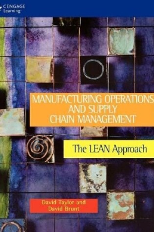 Cover of Manufacturing Operations and Supply Chain Management : The LEAN Approach
