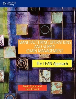 Book cover for Manufacturing Operations and Supply Chain Management : The LEAN Approach