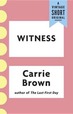 Book cover for Witness