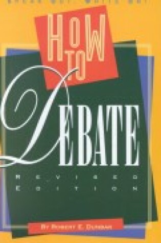 Cover of How to Debate