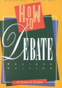 Book cover for How to Debate