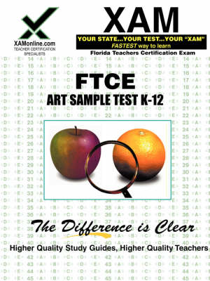 Cover of FTCE Art Sample Test K-12 Teacher Certification Test Prep Study Guide