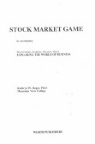 Cover of Stock Market Game