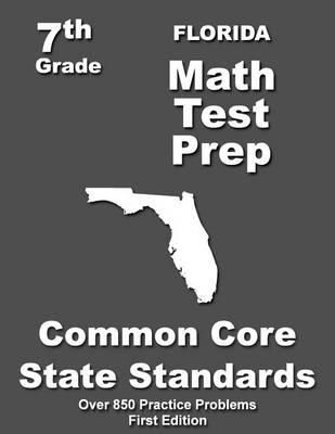 Book cover for Florida 7th Grade Math Test Prep