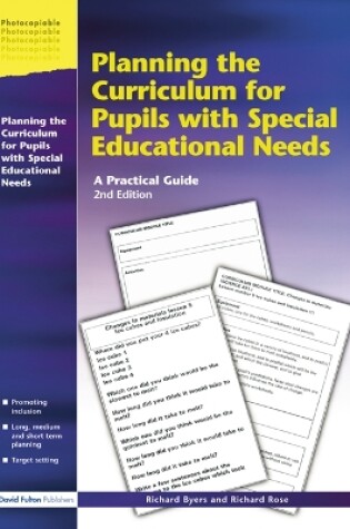 Cover of Planning the Curriculum for Pupils with Special Educational Needs