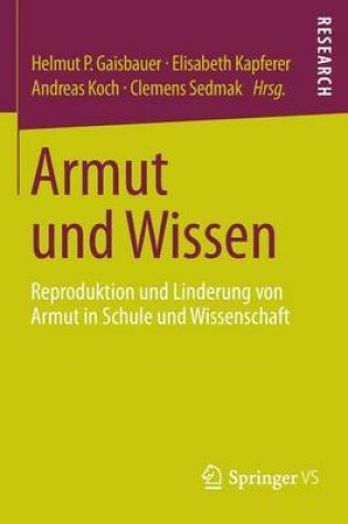 Cover of Armut Und Wissen