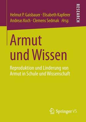 Book cover for Armut Und Wissen