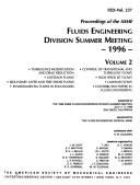 Cover of Proceedings of the ASME Fluids Engineering Division Summer Meeting v. 2