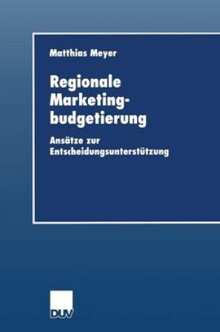 Cover of Regionale Marketingbudgetierung