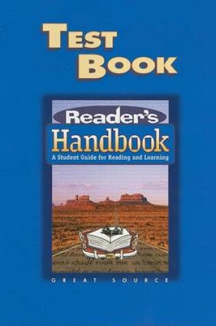 Cover of Reader's Handbook Test Book