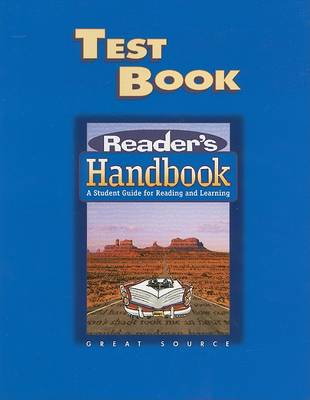 Book cover for Reader's Handbook Test Book