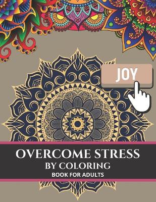 Book cover for Overcome stress by coloring