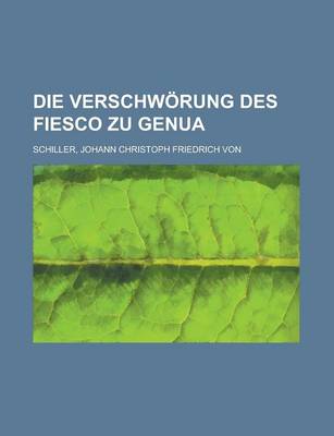 Book cover for Die Verschworung Des Fiesco Zu Genua