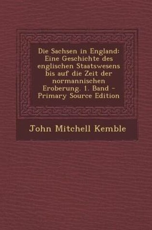 Cover of Die Sachsen in England