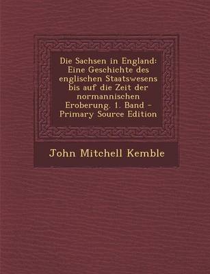 Book cover for Die Sachsen in England