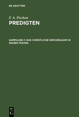 Book cover for Das Christliche Kirchenjahr in Seinen Festen