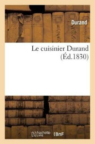 Cover of Le cuisinier Durand