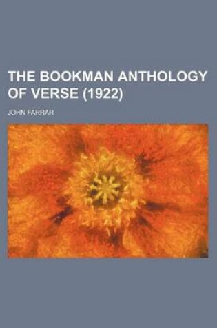 Cover of The Bookman Anthology of Verse (1922)