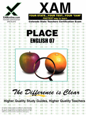 Cover of Place English 07 Teacher Certification Test Prep Study Guide