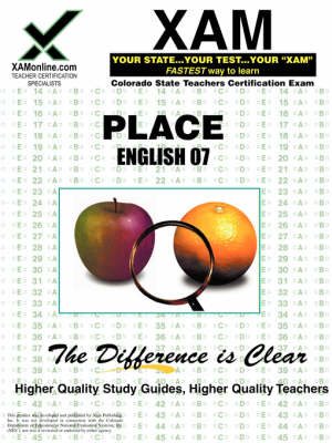 Book cover for Place English 07 Teacher Certification Test Prep Study Guide