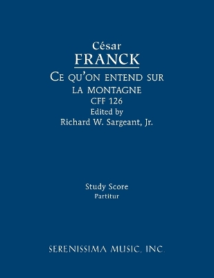 Book cover for Ce qu'on entend sur la montagne, CFF 126