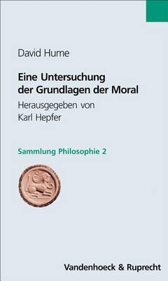 Cover of Eine Untersuchung Der Grundlagen Der Moral