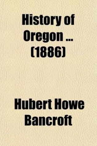 Cover of History of Oregon (Volume 29)