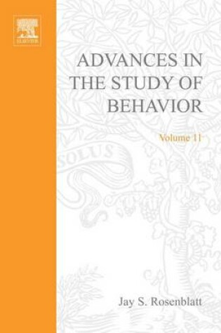 Cover of Advances in the Study of Behavior V 11