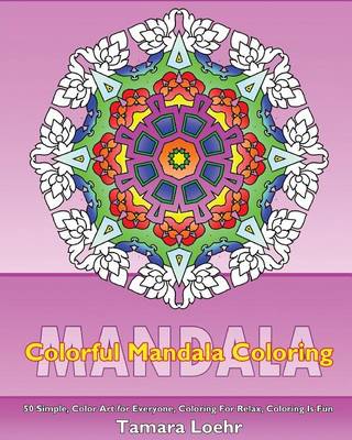 Book cover for Colorful Mandala Coloring